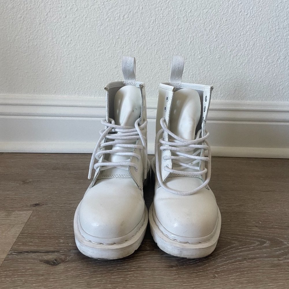 Doc Martens  1460 Mono Smooth Leather Lace Up Boots